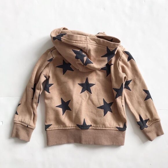 H&M star print hooded sweatshirt EUC 1.5-2Y - Picture 5 of 5